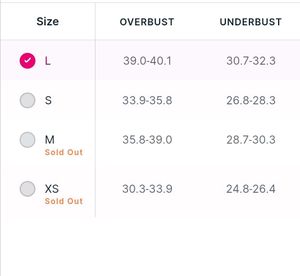 Simple Black Bra size L