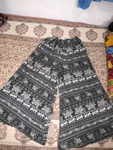 Elephant Print Palazzo Pants
