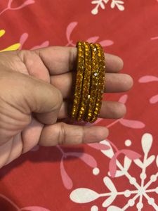 💐💐KARVACHAUTH SPECIAL Golden Bangle Set💃