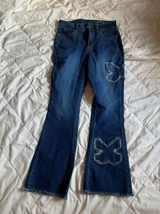 Butterfly Y2K bootcut Jeans