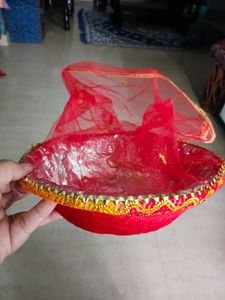 Decorative baskets for gifting or festive use.