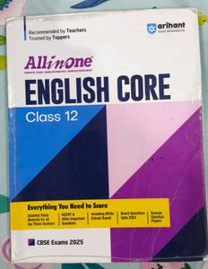 Arihant All In One English Class 12th
