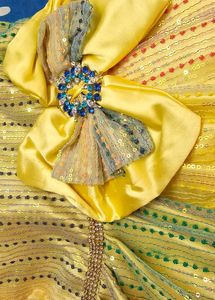 Ball Gown Stitched With Unicorn 🦄 Color Combinati