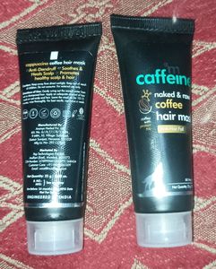 m caffeine 2 hair masks, 1 hair scrub and 1 shampo + 3 mamaearth onion hair conditiners