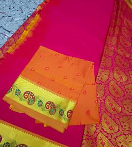Red Pattu Saree