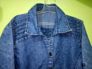 Denim Button-Down Shirt