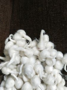 Krishna White Round Or Gol Handmade Cotton Wicks D