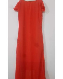 Pretty Coral Long Maxi Dress