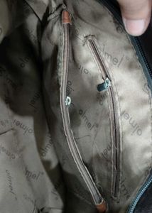chic leather handbag