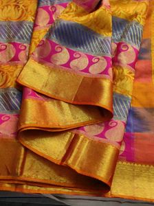 Bridal korvai kanchipuram Silk Saree