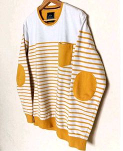 Striped Crewneck Sweatshirt
