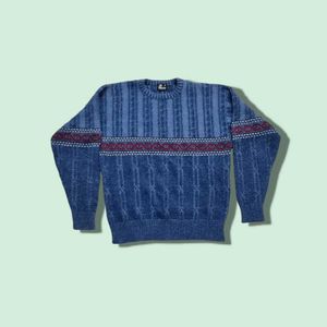 Stylish Blue Sweater – Perfect for Casual Wear