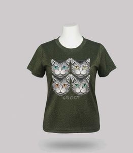 t-shirt Gucci Cat Graphic Tee