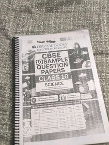 Class 10 science oswall sample paper