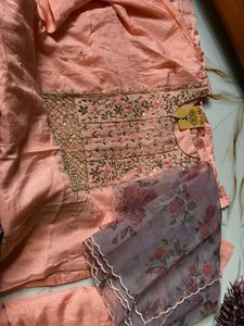 Peach Salwar Set