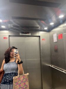 Blue Floral Dress