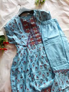 Floral Print Top and Pants Set