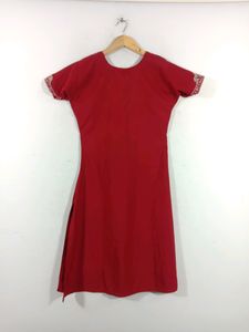 Dark Red Colour Kurta (Women&#39;s)