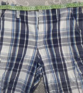 Plaid Cargo Shorts