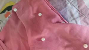 Plunging Pearl Embellished Sleeveless Jumpsuit