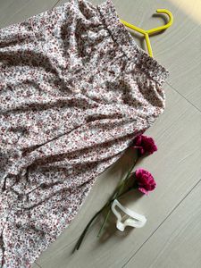 Tiny Florals On Skirt