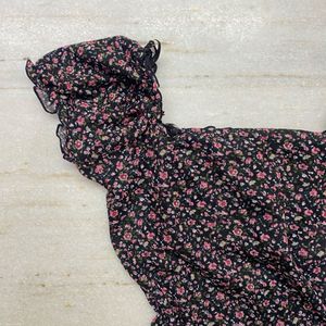Pinteresty Floral Bustier Top
