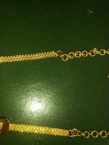 Gold-Tone Necklace( Covering Chain )