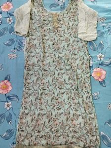 Floral Print Kurti With Plazzo