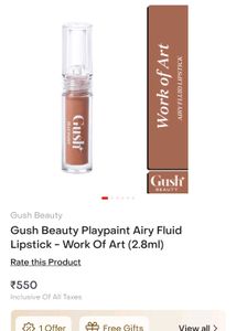 Gush Beauty Playpaint Airy Fluid Lipstick