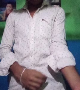 Patterned Long Sleeve Button Down