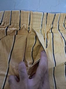 Striped Yellow Boxers For Men