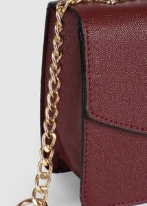 Allen Solly Maroon Solid Sling Bag