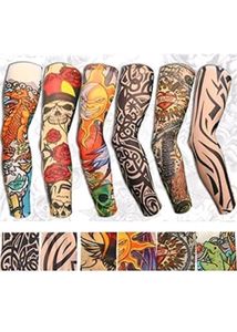 Realistic Fake Slip on Tattoo Arm Cuff Sleeves