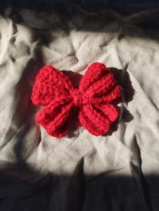 Handmade Crocheted Bow