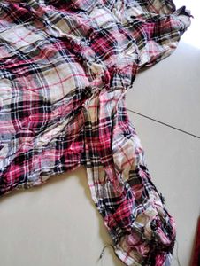 Pink Plaid Tunic