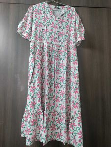 Floral Print Maxi Dress