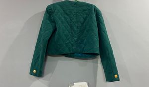 Vintage Emerald Green Quilted Jacket