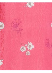 Pink Floral Sleeveless Kurti