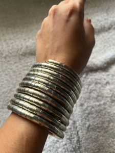 Golden Bracelet With Bangles
