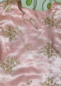Silk Embroidery Kurti