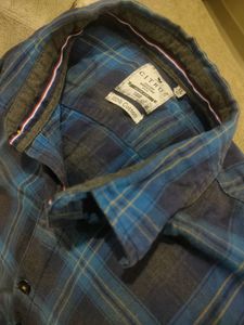 Citrus Flannel Like Checked Shirt
