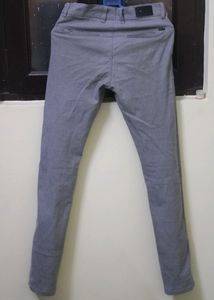 Oppenheimer Grey CHECK PRINTED Jeans