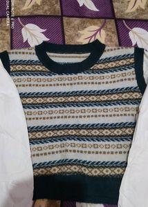 Shirt With Woolen Sweatshirt