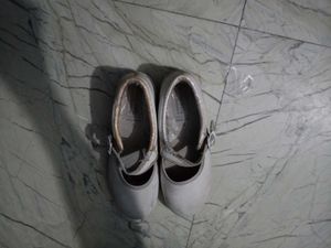 Cute White Ballerinas for school