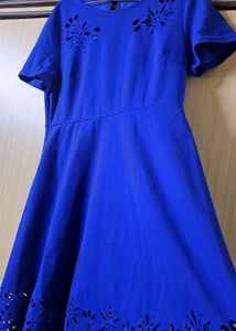 SHEIN Royal Blue Flair Dress👗✨