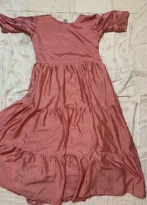 Sweet Peach Bridesmaid Gown