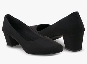 Black Formal Block Heels