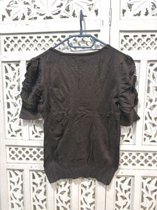 🎀OG Vero Moda Brown V-Neck Top D