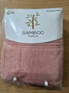 Peach Cotton Premium Bathrobe With A Free Towel!