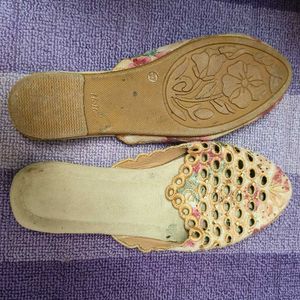 Embroidered Flats &amp; Sandals